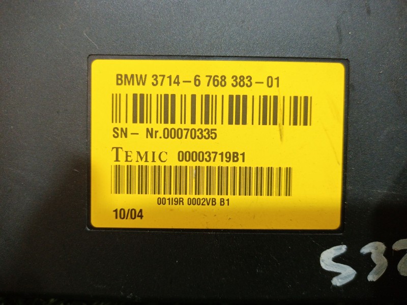 Recambio de modulo electronico para bmw serie 7 (e65/e66) 6.0 cat referencia OEM IAM 3714676838301 3714676838301 00003719B1