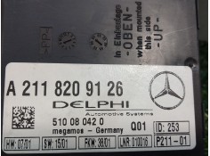 Recambio de modulo electronico para mercedes-benz clase c (w203) berlina 2.0 compresor cat referencia OEM IAM A2118209126  51008