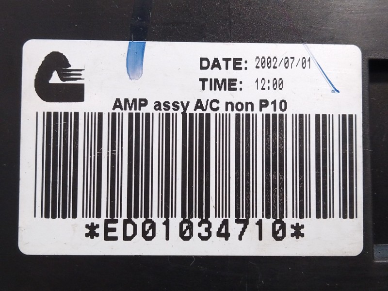 Recambio de modulo electronico para nissan primera berlina (p12) acenta referencia OEM IAM ED01034710 ED01034710 ED01034710