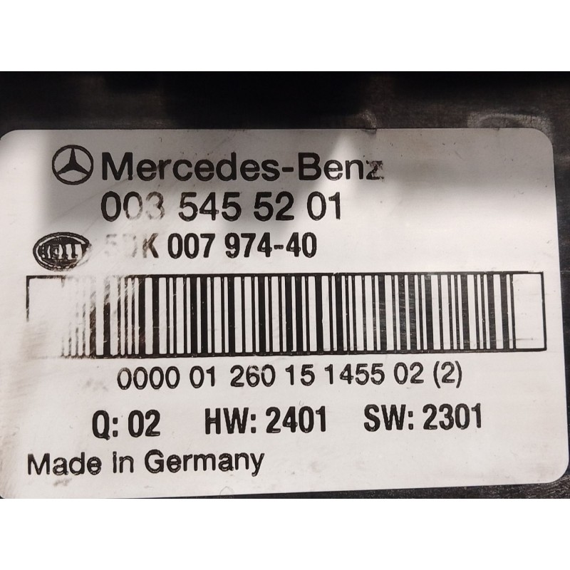 Recambio de caja reles / fusibles para mercedes-benz clase c (w203) berlina 2.0 compresor cat referencia OEM IAM 5DK00797440 5DK