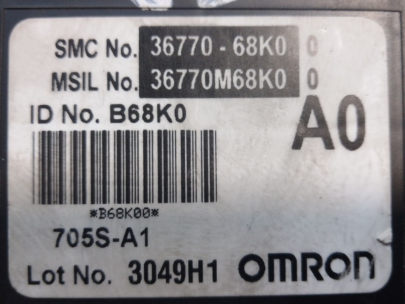 Recambio de modulo electronico para suzuki alto amf 310 1.0 12v cat referencia OEM IAM 68K10 36770M68K0 3677068K0