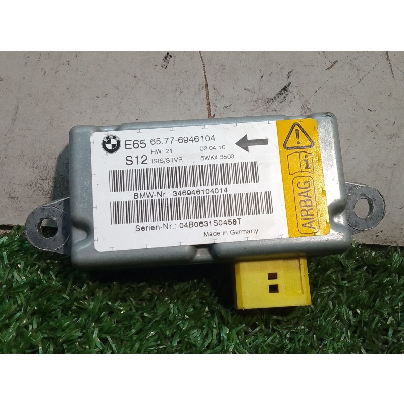 Recambio de centralita airbag para bmw serie 7 (e65/e66) 6.0 cat referencia OEM IAM 65776946104 04B0631SQ458T 346946104014