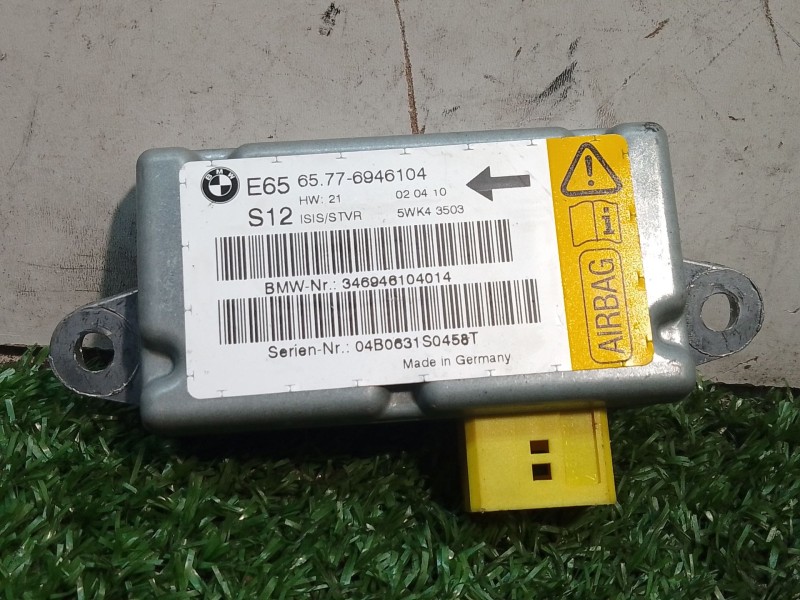 Recambio de centralita airbag para bmw serie 7 (e65/e66) 6.0 cat referencia OEM IAM 65776946104 04B0631SQ458T 346946104014