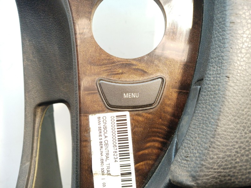 Recambio de consola central tras. para bmw serie 5 berlina (e60) 530d referencia OEM IAM   