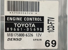 Recambio de centralita motor uce para toyota avensis (_t25_) 2.2 d-4d (adt251_) referencia OEM IAM 8966105690 8966105690 MB17580