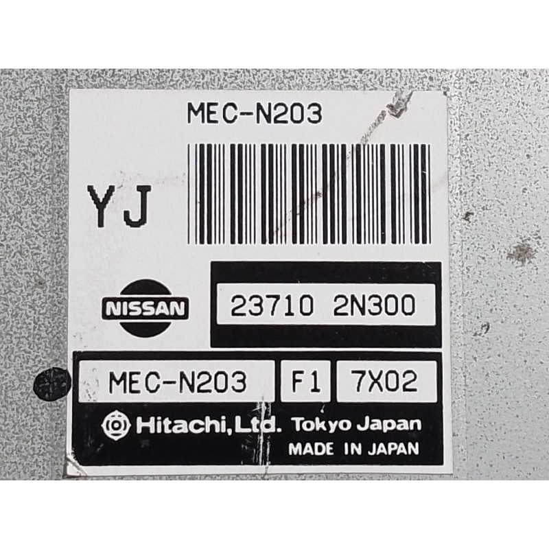 Recambio de centralita motor uce para nissan almera i (n15) 1.6 referencia OEM IAM 237102N300 F17X02 MECN203