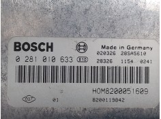 Recambio de centralita motor uce para renault trafic caja cerrada (ab 4.01) doble cabina l1h1 2,7t referencia OEM IAM 0281010633