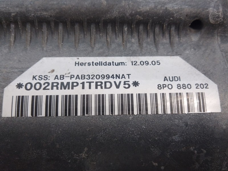 Recambio de airbag delantero derecho para audi a3 (8p) 2.0 tdi referencia OEM IAM 8P0880202 PAB320994NAT 002RMP1TRDV5