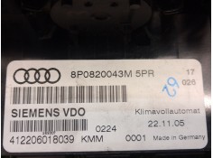 Recambio de mando calefaccion / aire acondicionado para audi a3 (8p) 2.0 tdi referencia OEM IAM 8P0820043M 8P0820043M 4122060180