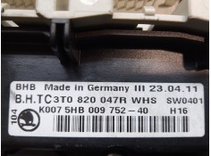 Recambio de mando calefaccion / aire acondicionado para skoda octavia ii (1z3) 1.6 tdi referencia OEM IAM 3T0820047RWHS K0075HB0