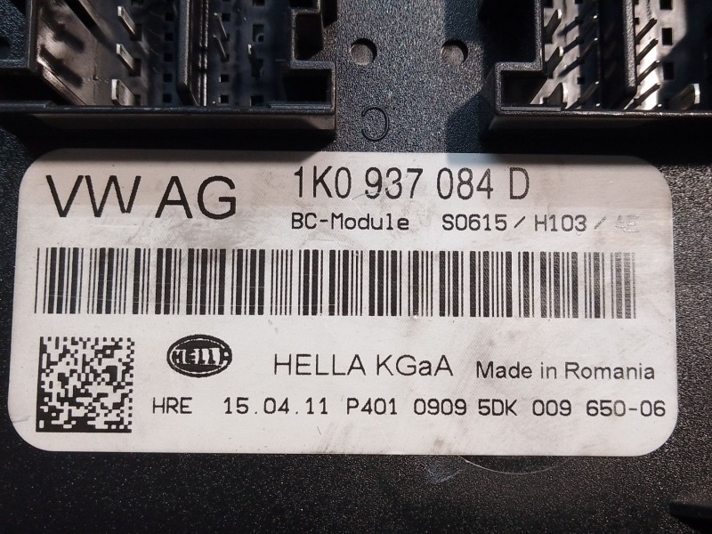 Recambio de modulo electronico para skoda octavia ii (1z3) 1.6 tdi referencia OEM IAM 1K0937084D  P40109095DK00965006
