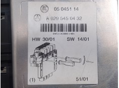 Recambio de caja reles / fusibles para mercedes-benz clase s (w220) berlina 3.2 cdi cat referencia OEM IAM A0295450432 05045114 