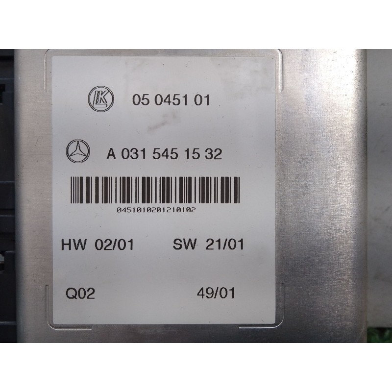 Recambio de modulo electronico para mercedes-benz clase s (w220) berlina 3.2 cdi cat referencia OEM IAM A0315451532 A0315451532 