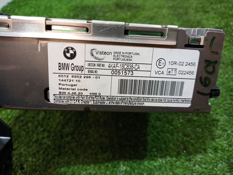 Recambio de sistema audio / radio cd para bmw 1 (e87) 116 i referencia OEM IAM 6952296 6952296011 0158393