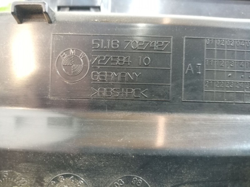Recambio de guantera para bmw serie 7 (e65/e66) 6.0 cat referencia OEM IAM 51167027427 51167027427 72758410