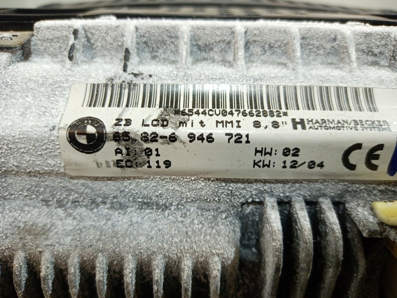 Recambio de pantalla multifuncion para bmw serie 7 (e65/e66) 6.0 cat referencia OEM IAM 65826946721 65826946721 8385449