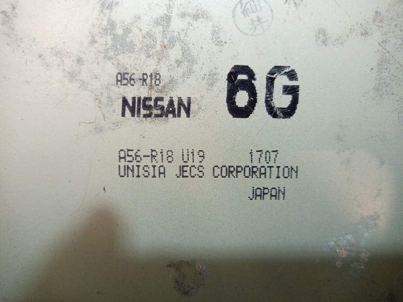 Recambio de centralita motor uce para nissan x-trail (t30) referencia OEM IAM A56R18U19 A56R18U19 A56R18 Recambio de centralita motor uce para nissan x-trail (t30) referencia OEM IAM A56R18U19 A56R18U19 A56R18