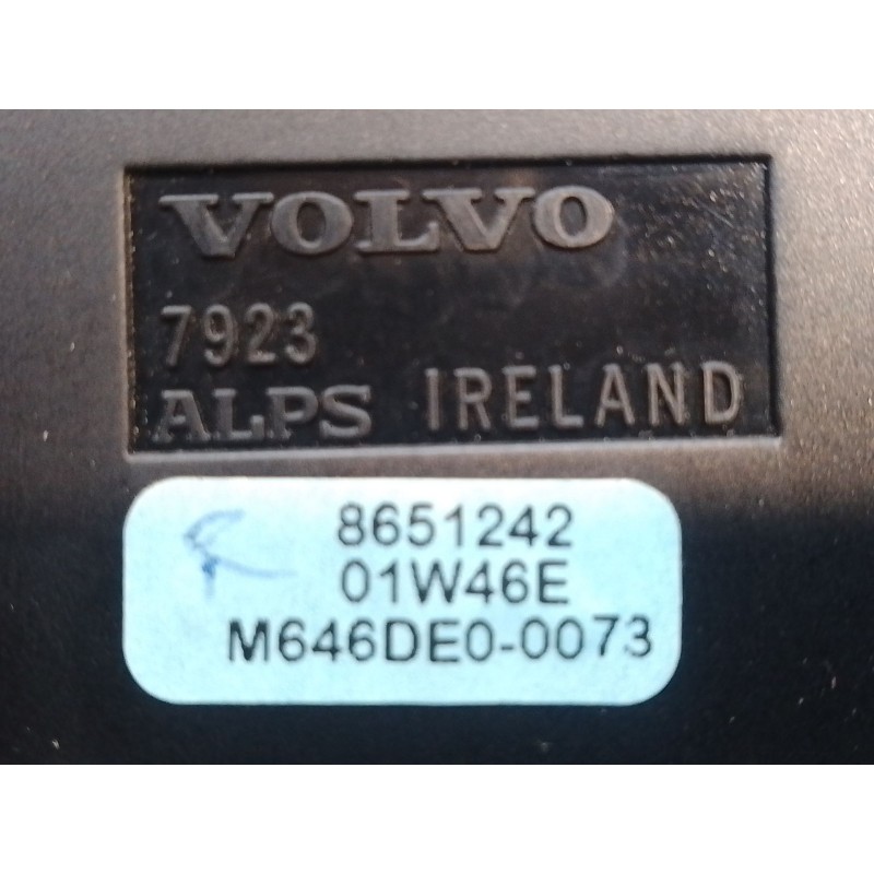 Recambio de mando calefaccion / aire acondicionado para volvo s60 berlina referencia OEM IAM 8651242 M646DE00073 01W46E