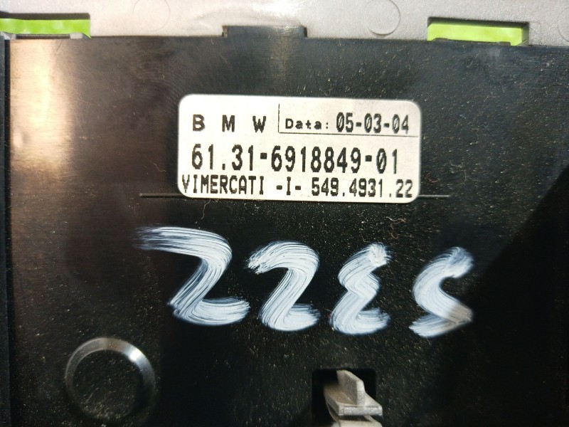 Recambio de mando luces para bmw serie 7 (e65/e66) 6.0 cat referencia OEM IAM 6131691884901 6131691884901 6131691884901