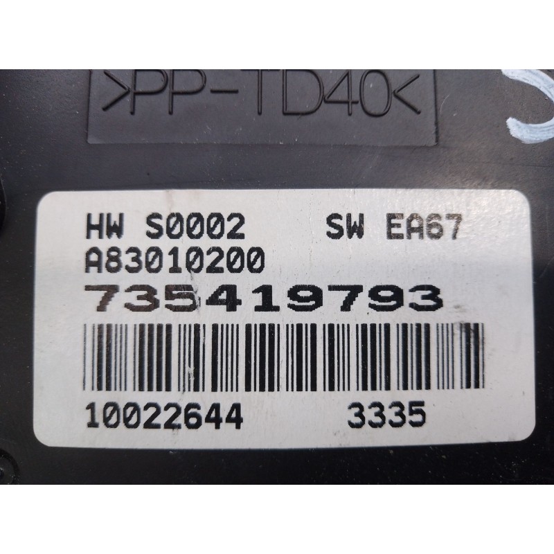 Recambio de mando climatizador para fiat punto (199_) 1.3 d multijet referencia OEM IAM 735419793 100226443335 A83010200