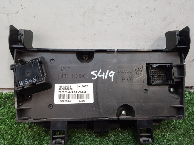Recambio de mando climatizador para fiat punto (199_) 1.3 d multijet referencia OEM IAM 735419793 100226443335 A83010200