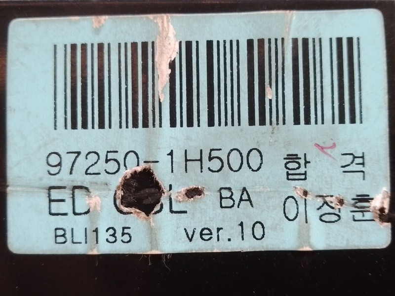 Recambio de mando calefaccion / aire acondicionado para kia cee´d referencia OEM IAM 972501H500 972501H500 972501H500