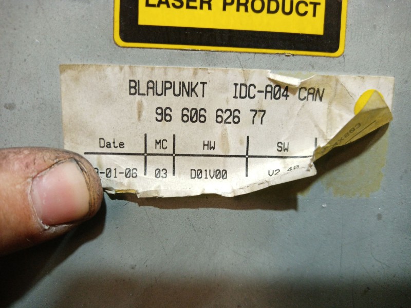 Recambio de sistema dvd para peugeot 307 cc (3b) 2.0 hdi 135 referencia OEM IAM 9660662677 E1023684 7607769062