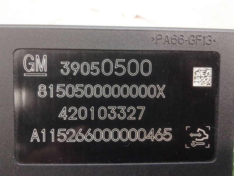 Recambio de modulo electronico para opel astra k (b16) 1.6 cdti (68) referencia OEM IAM 39050500 420103327 8150500000000X