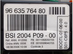 Recambio de caja reles / fusibles para citroën c4 berlina referencia OEM IAM 9663576480 9663576480 BSI2004P0900