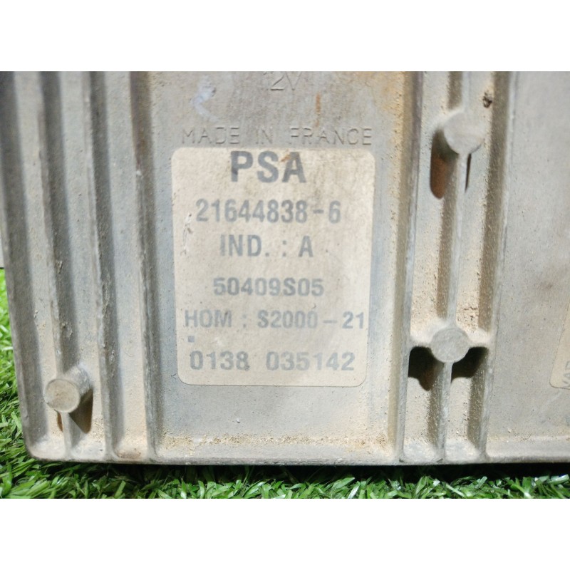 Recambio de centralita motor uce para citroën saxo 1.1 monaco referencia OEM IAM 9641815480 S200021 963770598003