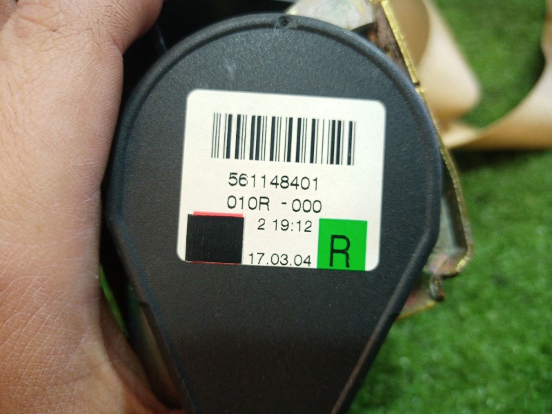 Recambio de cinturon seguridad delantero derecho para bmw serie 7 (e65/e66) 6.0 cat referencia OEM IAM 5611484401 5611484401 010