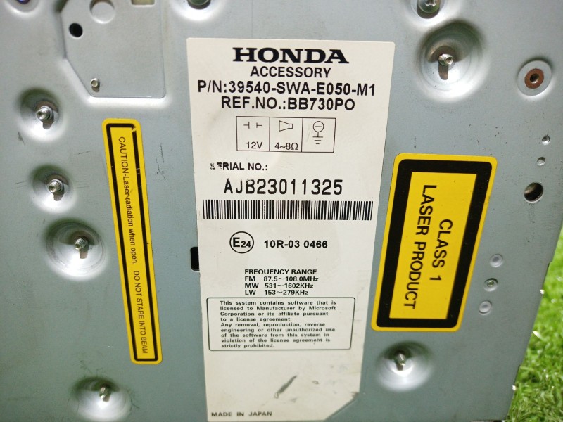 Recambio de sistema audio / radio cd para honda cr-v (re) executive referencia OEM IAM 39540SWAE050M1 39540SWAE050M1 39540SWAE05