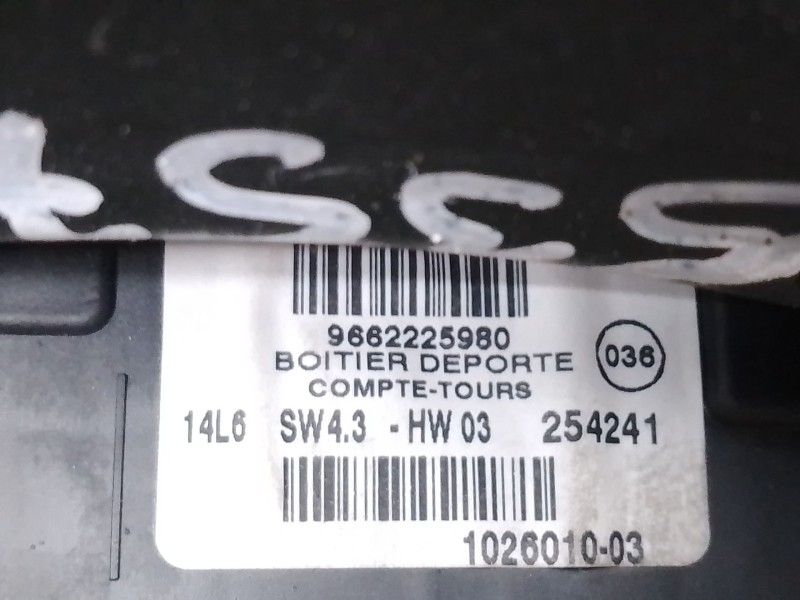 Recambio de pantalla multifuncion para citroën c4 berlina referencia OEM IAM 9662225980 102601003 254241