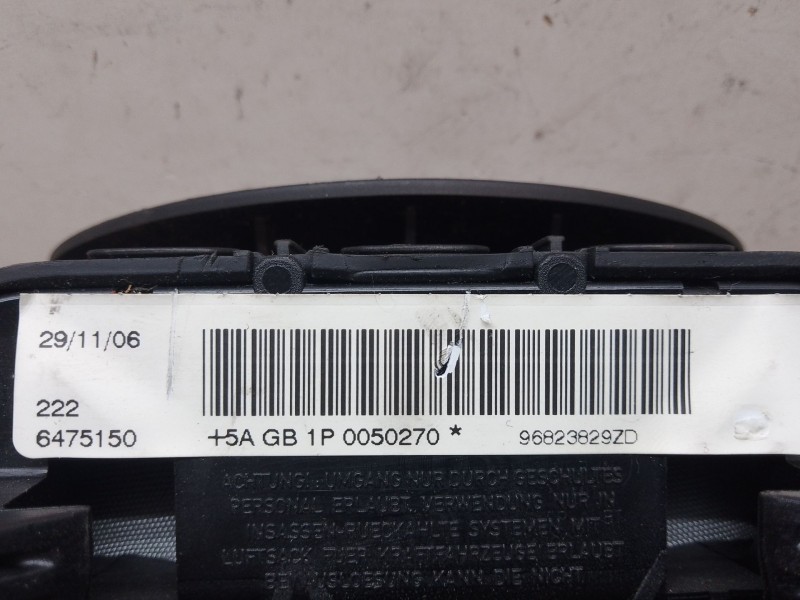 Recambio de airbag volante para citroën c4 berlina referencia OEM IAM 96823829ZD 5AGB1P0050270 2226475150