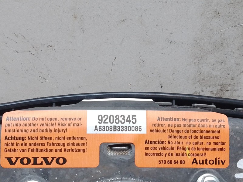 Recambio de airbag volante para volvo s60 berlina referencia OEM IAM 9208345 9208345 A6308B3330086