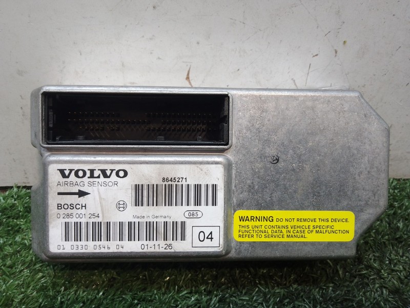 Recambio de centralita airbag para volvo s60 berlina referencia OEM IAM 0285001254 010330054604 8645271