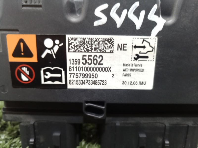 Recambio de centralita airbag para opel astra k (b16) 1.6 cdti (68) referencia OEM IAM 13595562 775799950 8110100000000X