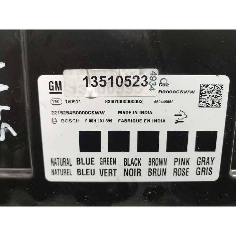 Recambio de modulo electronico para opel astra k (b16) 1.6 cdti (68) referencia OEM IAM 13510523 650446862 8360100000000X