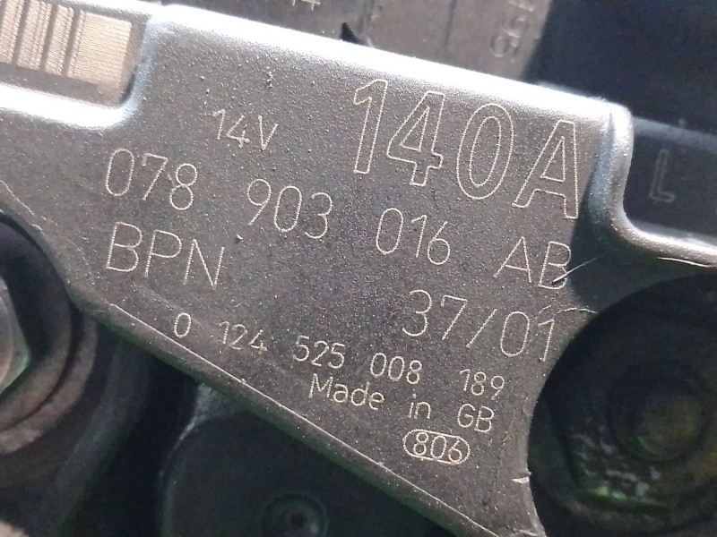 Recambio de alternador para audi a6 berlina (4b2) 2.5 tdi referencia OEM IAM 078903016AB  