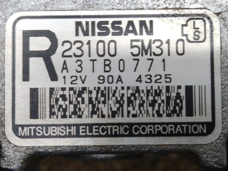 Recambio de alternador para nissan x-trail (t30) comfort referencia OEM IAM 231005M310  