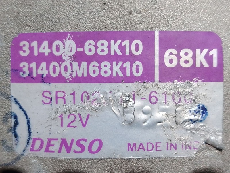 Recambio de alternador para suzuki alto amf 310 1.0 12v cat referencia OEM IAM 3140068K10 SR102 31400M68K10