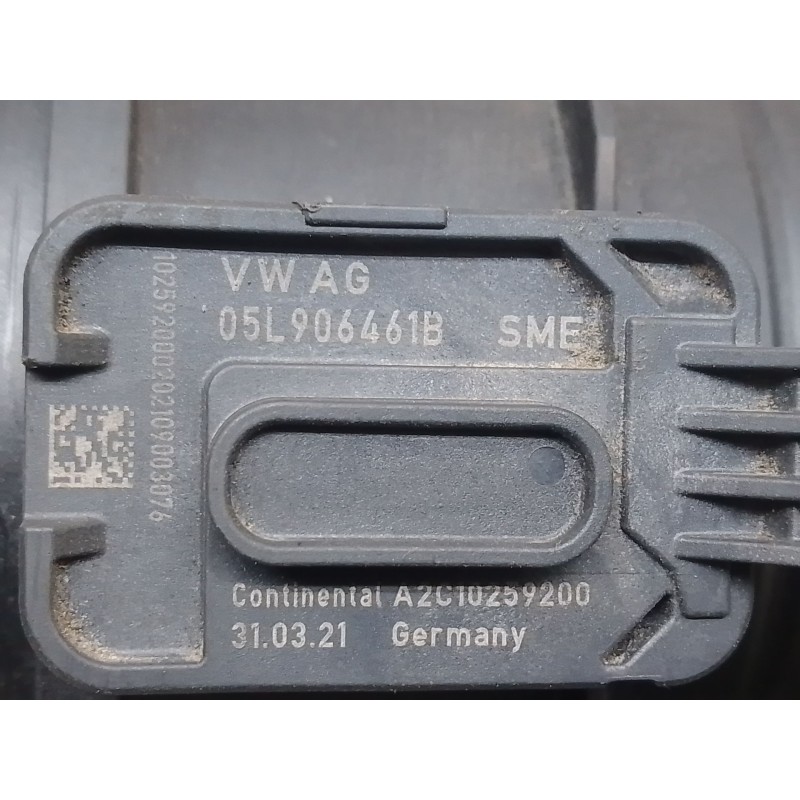 Recambio de caudalimetro para volkswagen caddy v skn / bbdtrex0 2.0 tdi 102cv / 75kw referencia OEM IAM A2C10259300 A2C10259200 