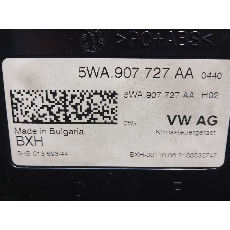 Recambio de modulo electronico para volkswagen caddy v skn / bbdtrex0 2.0 tdi 102cv / 75kw referencia OEM IAM 5WA907727AA 5WA907
