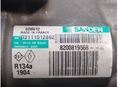 Recambio de compresor aire acondicionado para renault clio iii 1.2 16v referencia OEM IAM 8200819568A SD6V12 03111512862