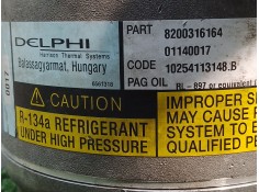 Recambio de compresor aire acondicionado para renault megane ii berlina 5p authentique referencia OEM IAM 8200316164 10254113148