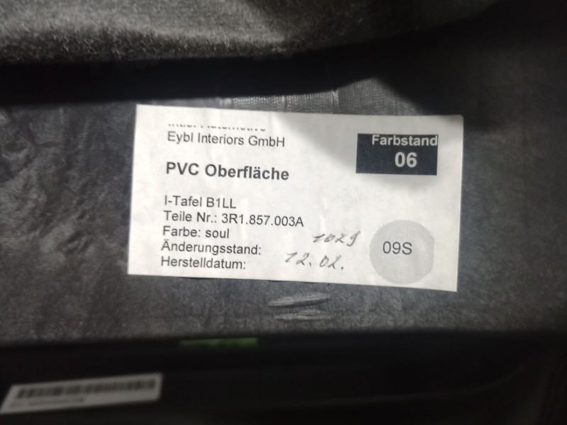 Recambio de salpicadero para seat exeo st (3r5) 2.0 tdi referencia OEM IAM   