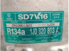 Recambio de compresor aire acondicionado para volkswagen new beetle (9c1/1c1) 2.0 referencia OEM IAM 1J0820803A SD7V16 281080192