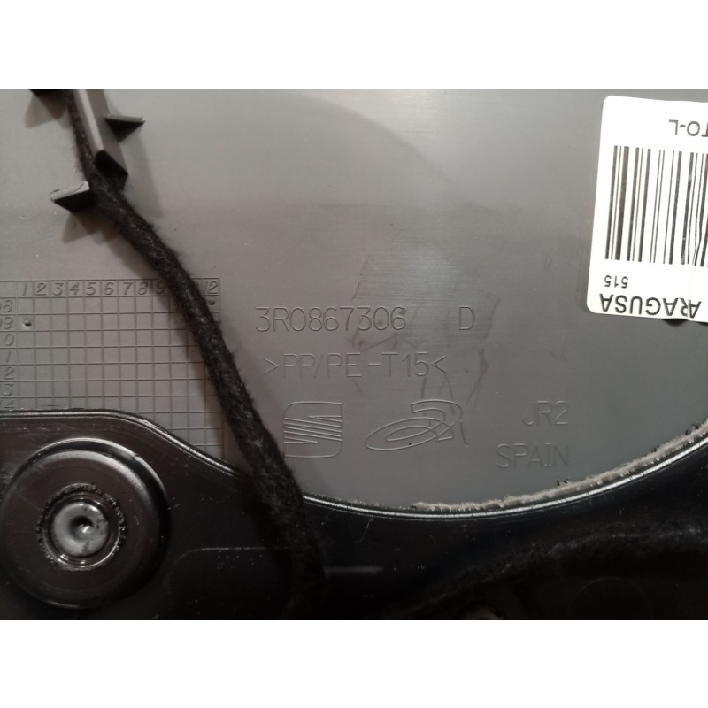 Recambio de guarnecido puerta trasera derecha para seat exeo st (3r5) 2.0 tdi referencia OEM IAM 3R0867306  3R0867306D