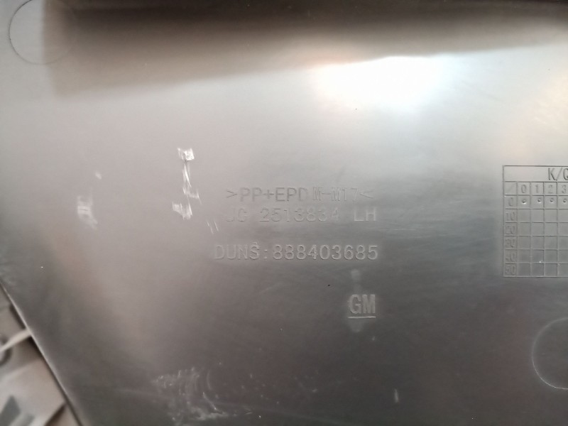Recambio de guarnecido puerta delantera izquierda para opel astra k (b16) 1.6 cdti (68) referencia OEM IAM 2513834LH 2513829 888