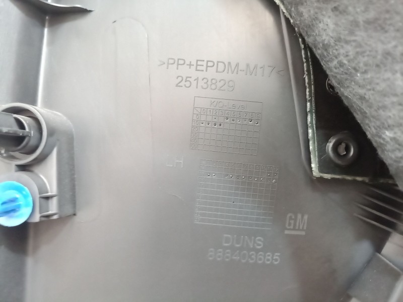 Recambio de guarnecido puerta delantera izquierda para opel astra k (b16) 1.6 cdti (68) referencia OEM IAM 2513834LH 2513829 888